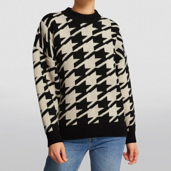 Anine Bing Cheyenne Wool Cashmere Sweater S - Picture 4 of 13